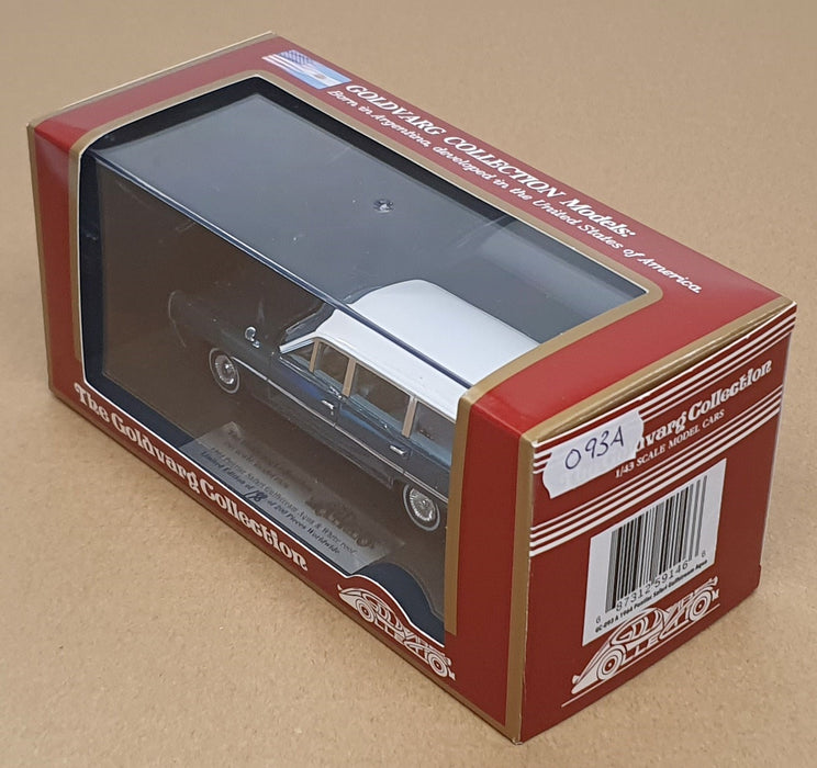 Goldvarg 1/43 Scale GC-093A 1964 Pontiac Safari S. Wagon - Gulfstream Aqua/White