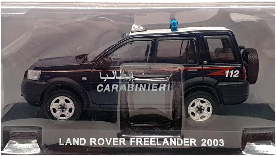 DeAgostini 1/43 Scale 5125CMC080 Land Rover Freelander Police 2003 (Carabinieri)