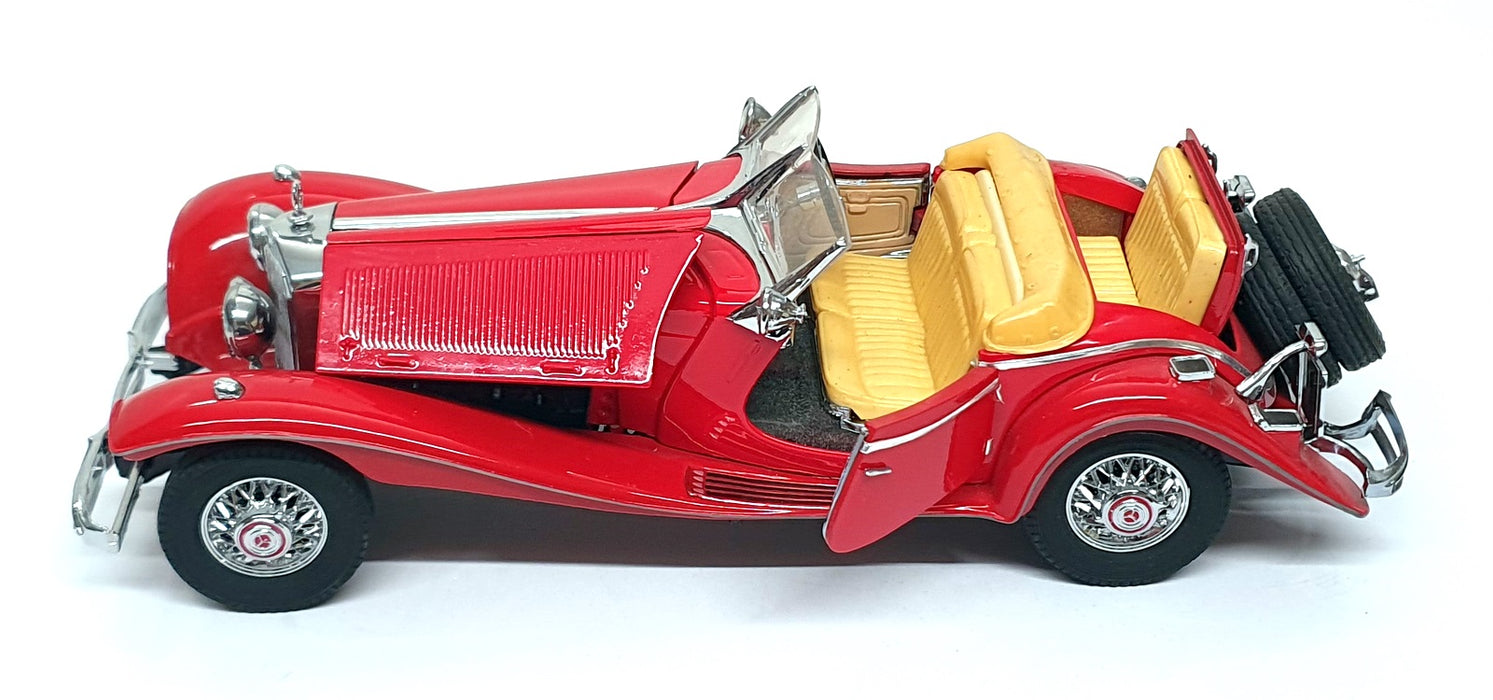 Franklin Mint 1/24 Scale 17626D - Mercedes 500K Special Roadster - Red