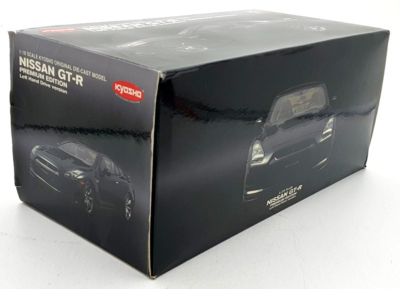 Kyosho 1/18 Scale 08475BK - Nissan GT-R Premium Ed LHD - Black Obsidian