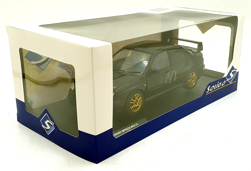 Solido 1/18 Scale S1812305 - 2004 Subaru Impreza WRX STI - Black 