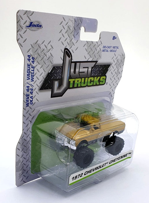 Jada Just Trucks 1/64 Scale 14020 - 1972 Chevrolet Cheyenne - Gold