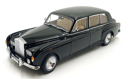 Kyosho 1/18 Scale Diecast 08905BK - 1968 Rolls Royce Phantom VI - Black