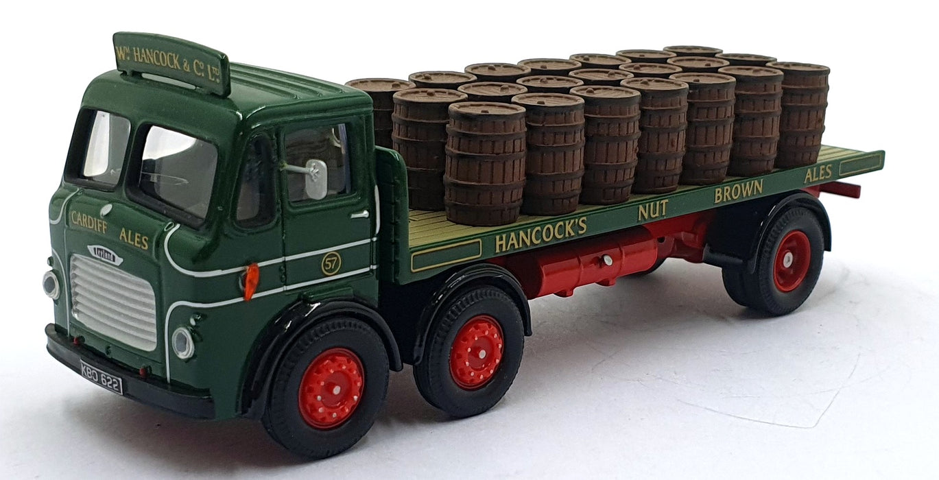 Corgi 1/50 Scale 25401 Leyland Steer Platform Lorry & Barrels WM Hancock Green