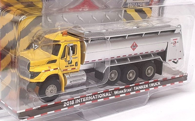 Greenlight 1/64 Scale 45120-A 2018 International Tanker Truck (WorkStar) Yellow