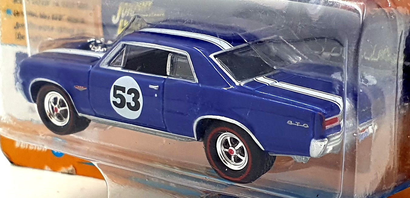 Johnny Lightning 1/64 Scale JLSF015 - 1964 Pontiac GTO #53 - Blue