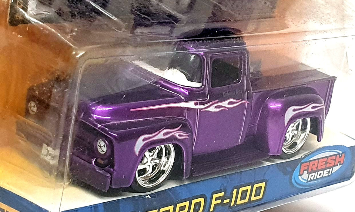 Jada1/64 Scale Model Car 12002 - 1956 Ford F100 - Met. Purple