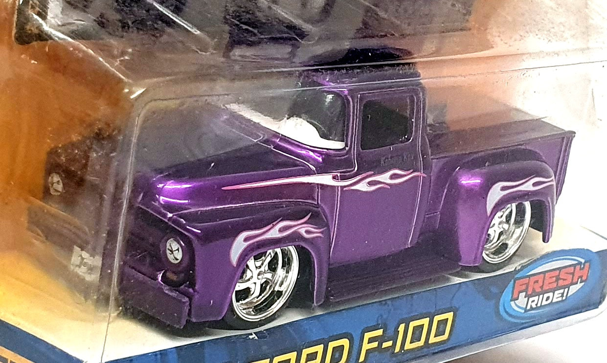Jada1/64 Scale Model Car 12002 - 1956 Ford F100 - Met. Purple
