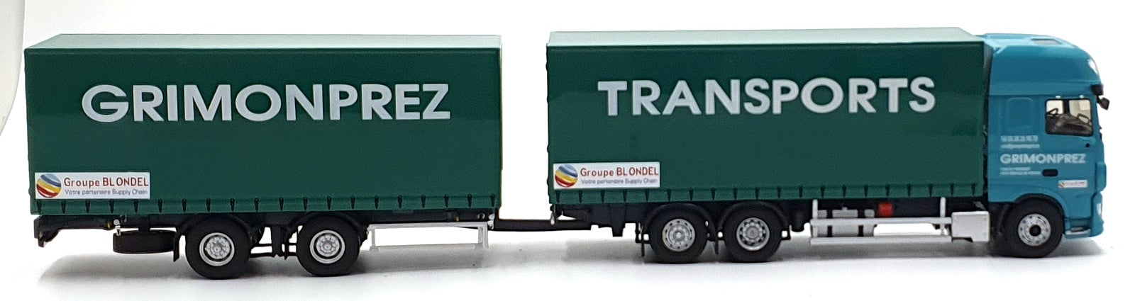 Eligor 1/43 Scale 116355 - 2017 DAF XF MY Camion Remorque Transports Grimonprez