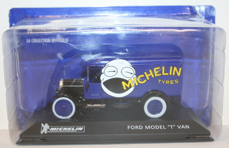 Altaya 1/43 Scale Diecast 14824A- Ford Model T Van (Michelin) Blue