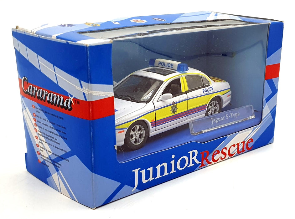 Cararama 1/43 Scale 210226L - Jaguar S-Type Police Car - White