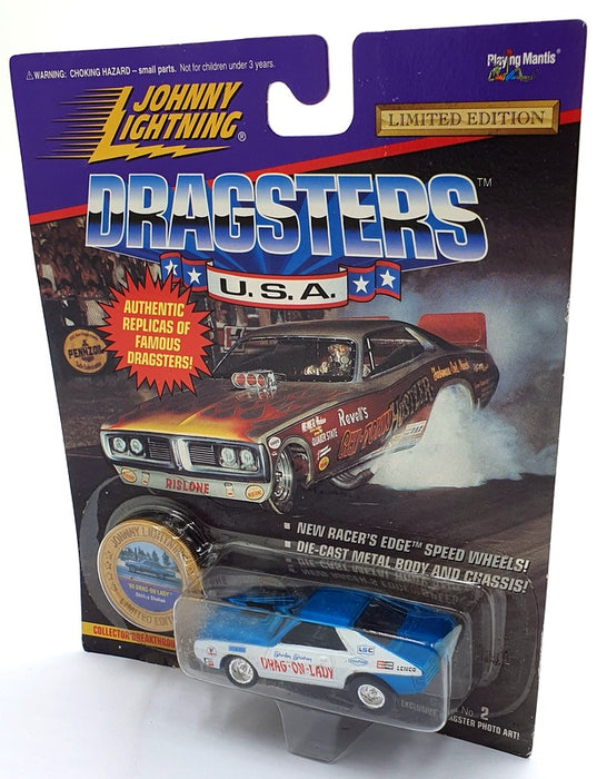 Johnny Lightning 1/64 Scale 320-120 Dragsters USA 1969 Drag-On Lady - S. Shahan