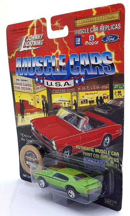 Johnny Lightning 1/64 Scale 200-150 - Muscle Cars 1969 Pontiac GTO Judge - Green
