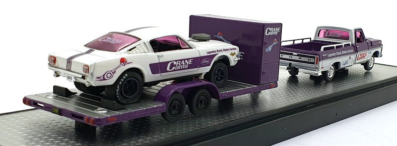 Castline M2 Machines 1/64 Scale F R58 '69 Ford F-100 Ranger & '66 Mustang Gasser