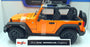 Maisto 1/18 Scale Diecast 46629 - 2014 Jeep Wrangler Topless - Orange