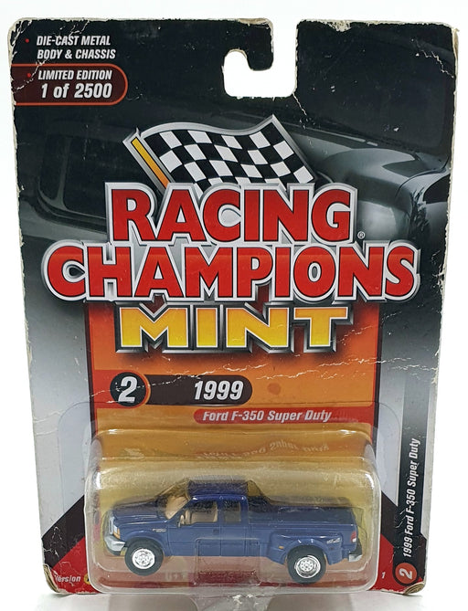 Racing Champions 1/64 Scale RC007 - 1999 Ford F-350 Super Duty - Blue
