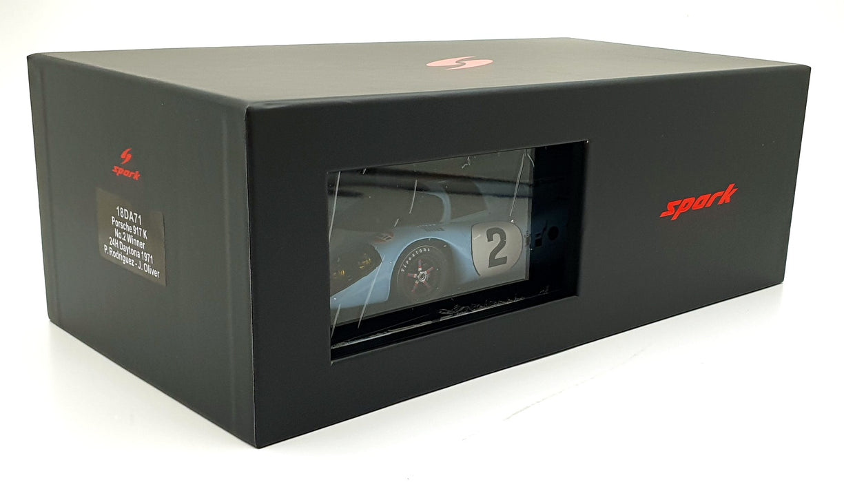 Spark 1/18 Scale Resin 18DA71 - Porsche 917 K #2 1st 24Hr Daytona 1971