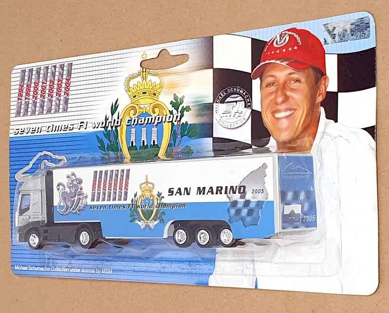 Adtruck 52644 - Iveco Stralis F1 Truck San Marino 2005 Michael Schumacher