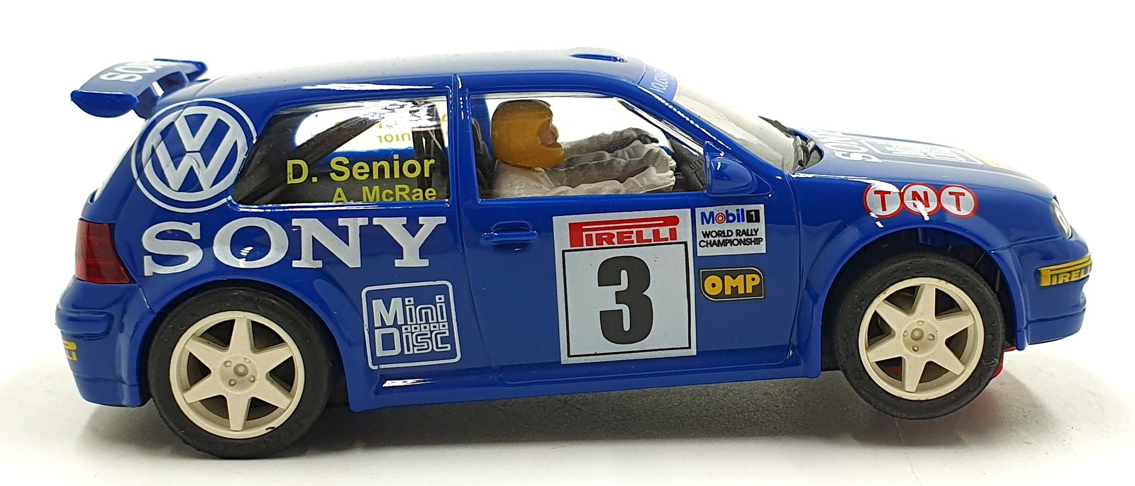 Ninco 1/32 Scale Slot Car 50228 - Volkswagen Golf 4x4 #3 "Sony" - Blue