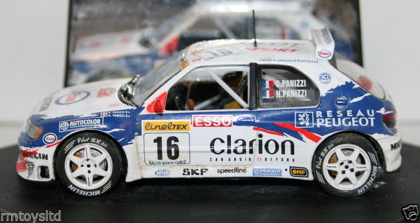 VITESSE 1/43 SCALE - V98105 - PEUGEOT 306 MAXI MONTECARLO RALLY 1998 PANIZZI