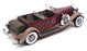 Franklin Mint 1/24 Scale B11KF07 - '30 Duesenberg J Derham Tourster Maroon/Beige