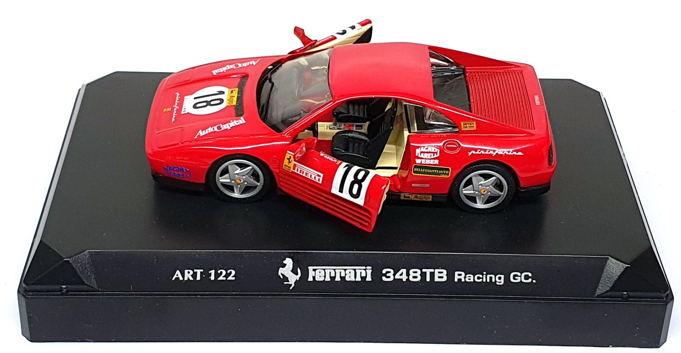 Detail Cars 1/43 Scale ART122 - Ferrari 348TB Racing GC - Red