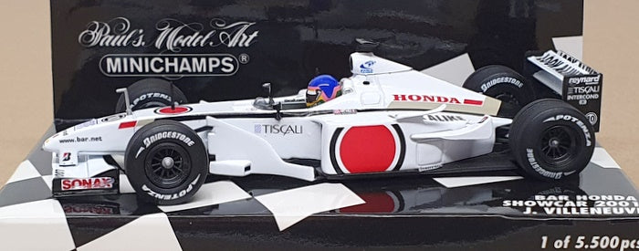 Minichamps 1/43 Scale 430 010079 - F1 BAR Honda Showcar 2001 J. Villeneuve