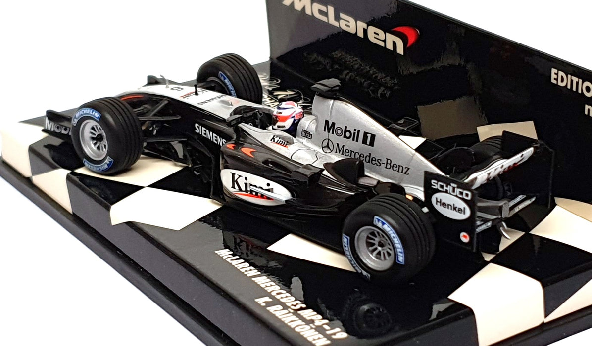 Minichamps 1/43 Scale 530 044306 - F1 McLaren Mercedes MP4-19 K. Raikkonen