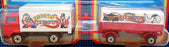 Matchbox 1/77 Scale 16099 - Dodge Truck & Trailer (Big Top Circus) Red/White