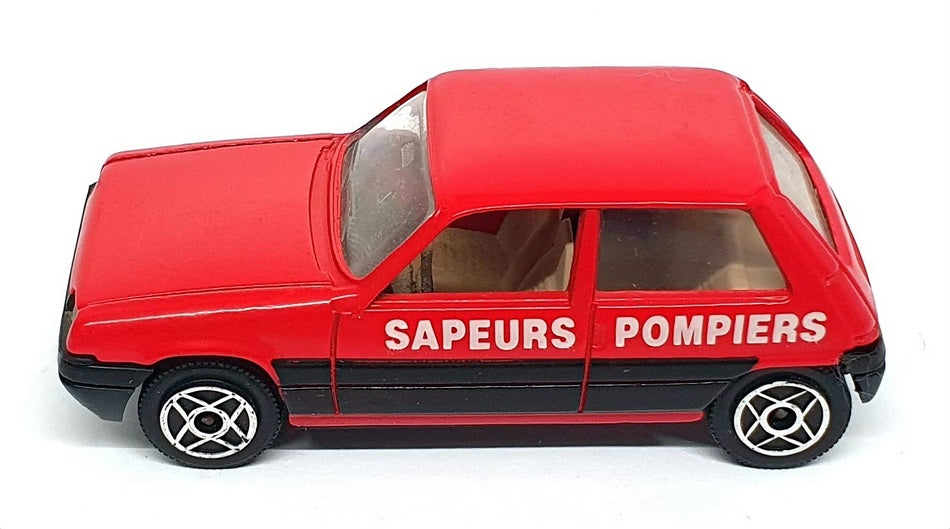 Solido 1/43 Scale Diecast 1211 - Renault Super 5 Sapeurs Pompiers - Red