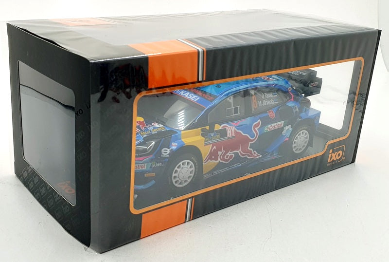 IXO Models 1/18 Scale 18RMC154A - Ford Puma Rally1 #8 Sweden 2023 Tanak