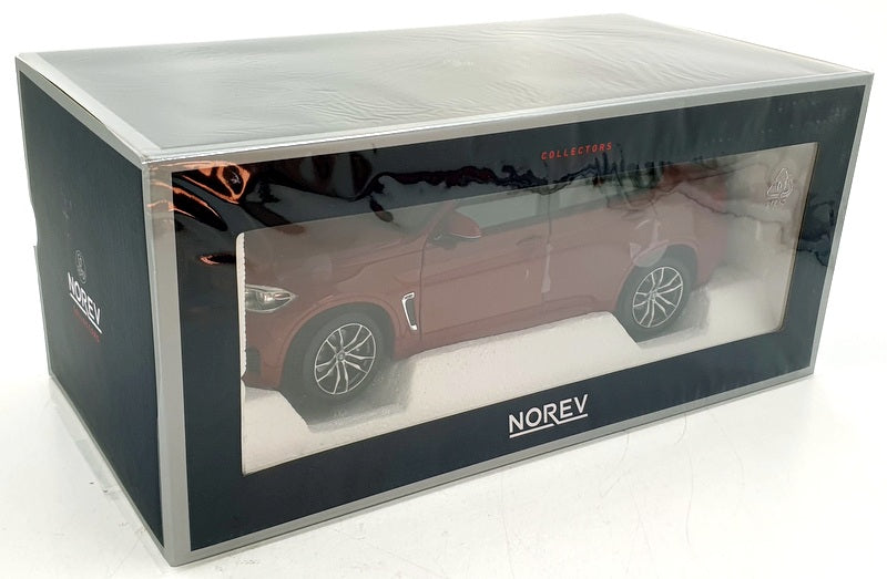 Norev 1/18 Scale Diecast 183242 - BMW X6 M 2015 - Metallic Red