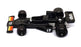 Polistil Appx 8cm Long Diecast RJ.6 - UOP Shadow DN4 #17 - Black