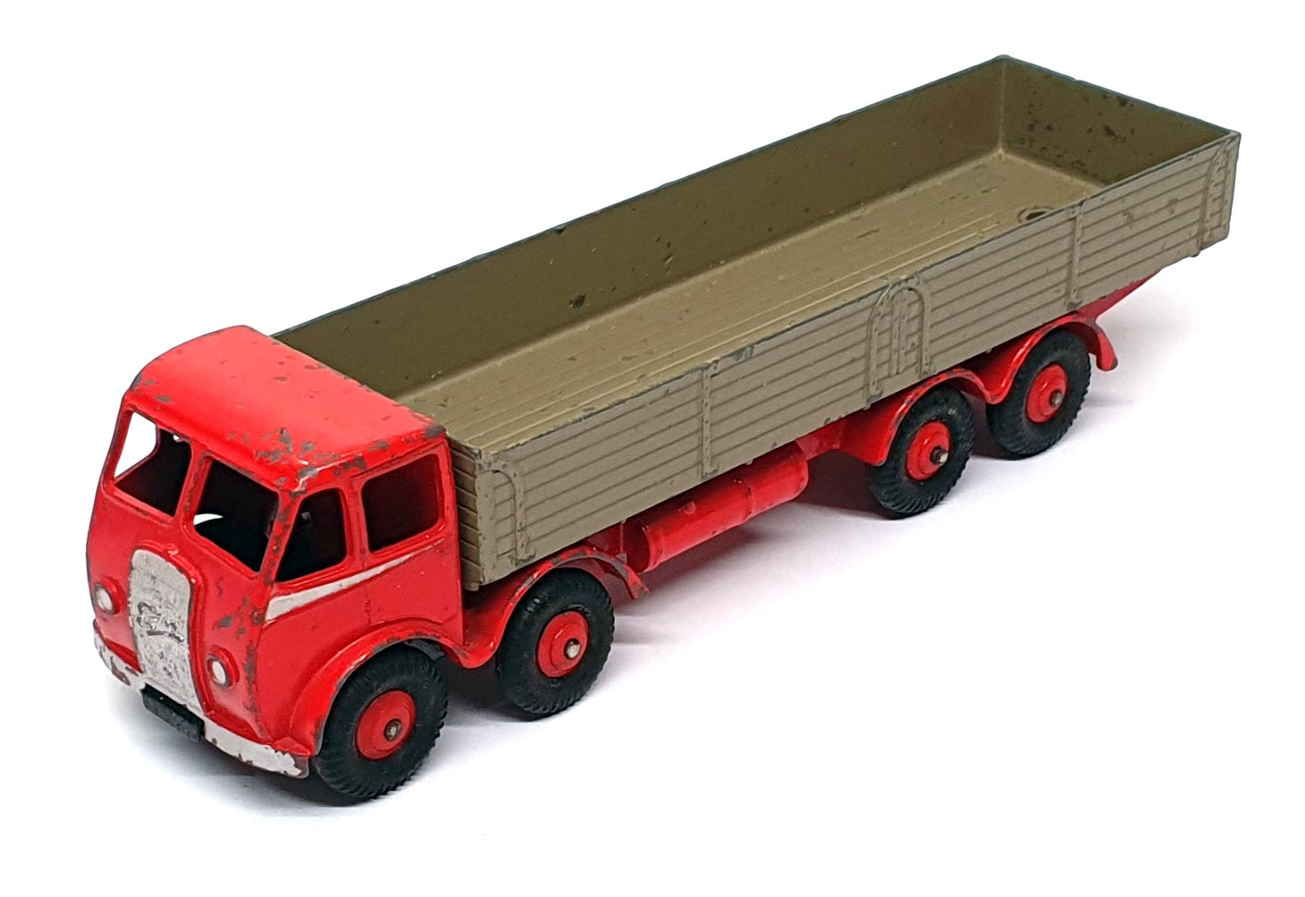 Dinky Supertoys Original Diecast 31526B - Foden Diesel 8 Wheel Wagon - Red/Fawn