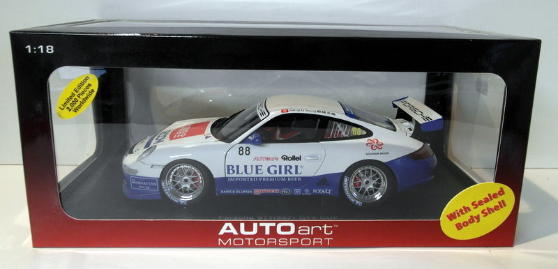 Autoart 1/18 Scale Diecast 80684 - Porsche 911 997 GT3 Cup 2006 PCCA Winner #88