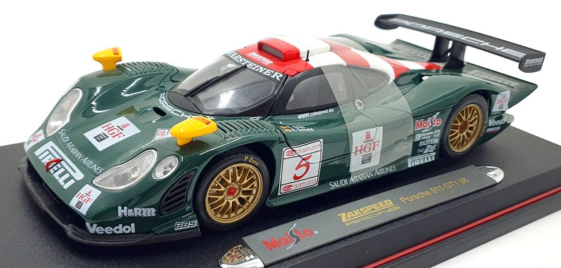 Maisto 1:18 Scale Die Cast Model 1998 Porsche 911 GT1 Zakspeed GT Racing Le Mans | #4868471226