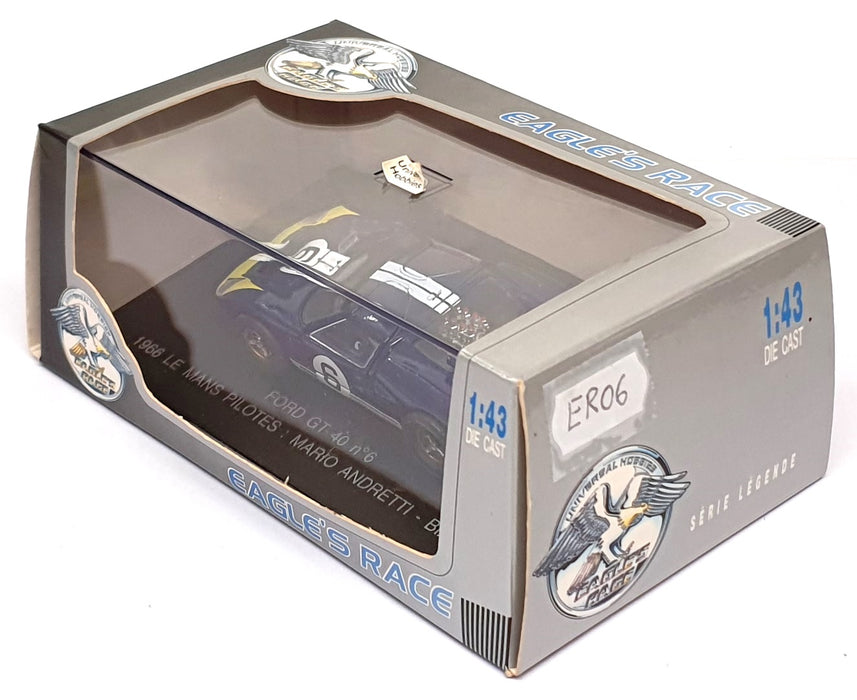 Eagle's Race 1/43 Scale ER06 - Ford GT40 #6 Le Mans 1966 Andretti/Bianchi