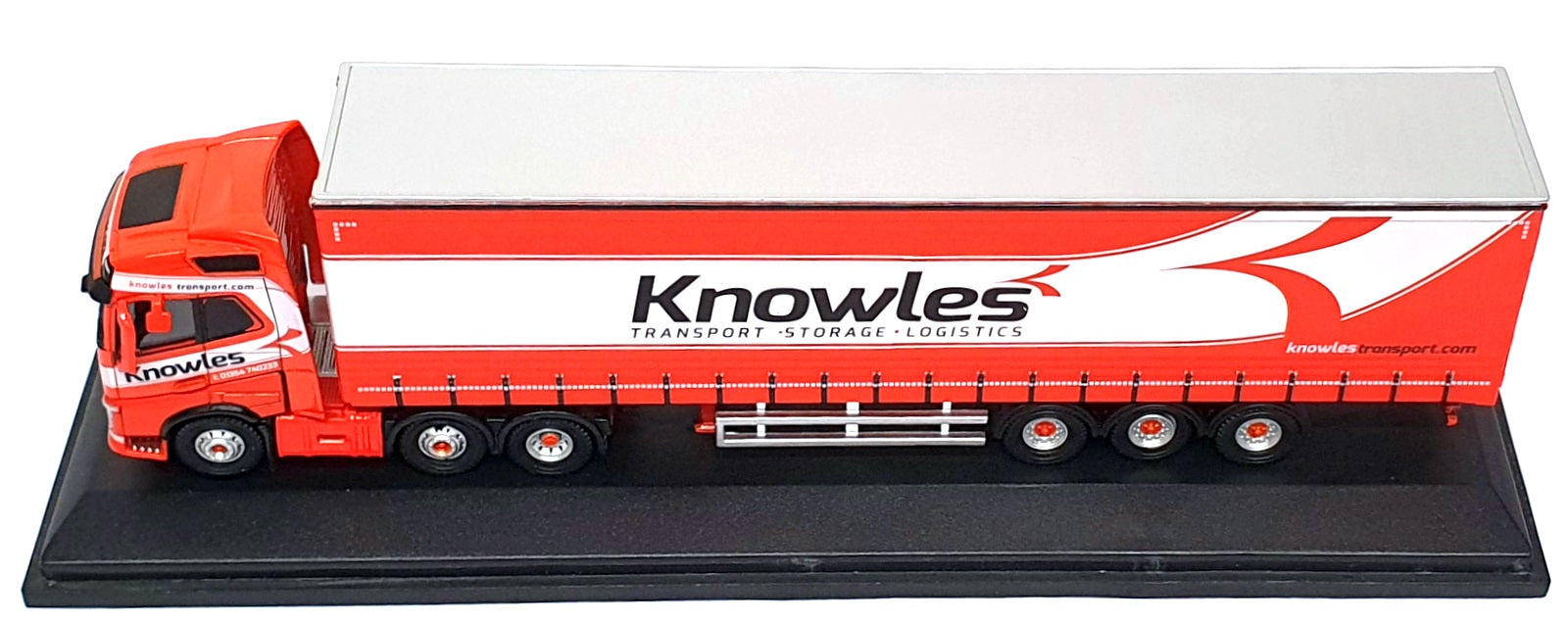 Oxford Diecast 1/76 Scale 76VOL4003 - Volvo FH4 Curtainside Truck Knowles
