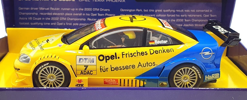 Scalextric 1/32 Scale Slot Car C2474A - Opel Astra V8 Coupe #7 T Phoenix Yellow