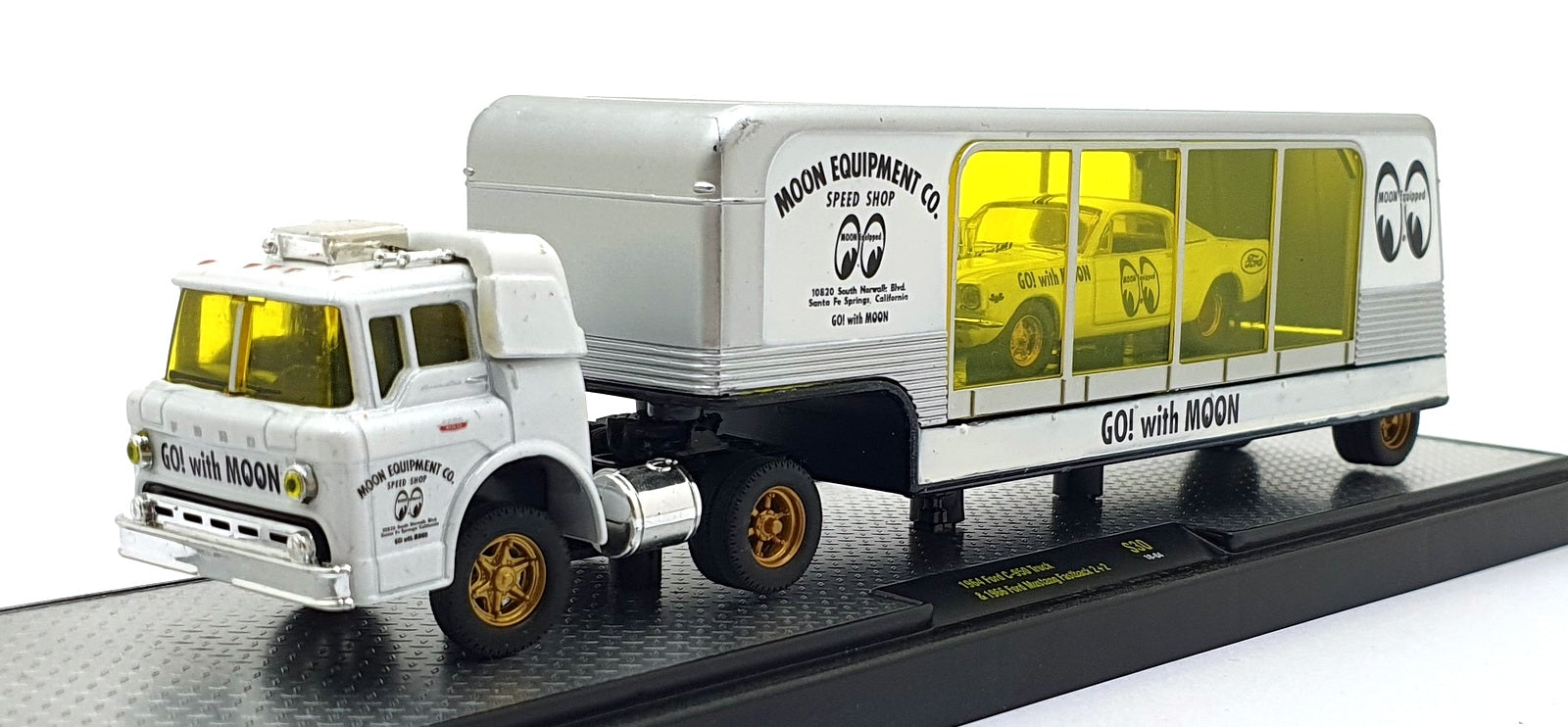 Castline M2 Machines 1/64 Scale S30 '64 Ford C-950 & '66 Mustang Fastback 2+2