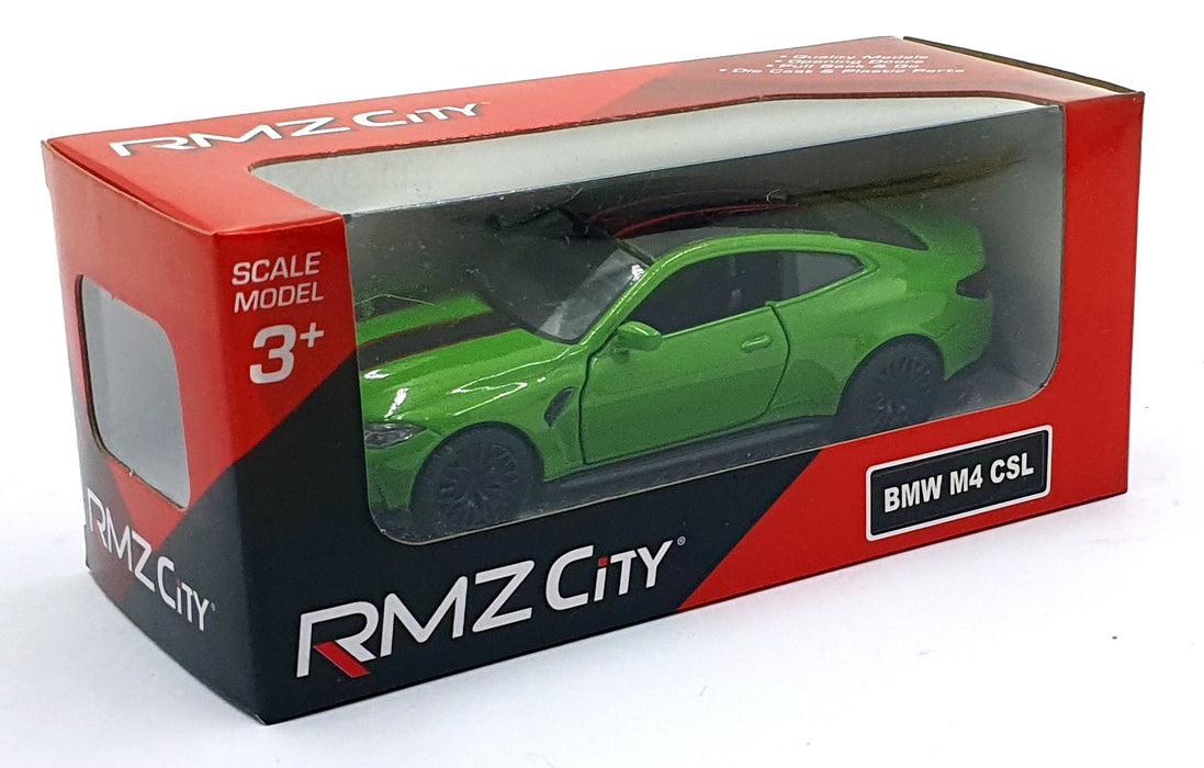 Kandy Toys 12cm Long Model Car TY6386 - BMW M4 CSL Pull Back & Go - Met. Green
