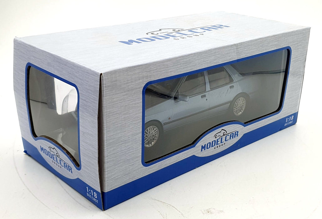 Model Car Group MCG 1/18 Scale MCG18305 - Ford Sierra Cosworth  - Silver Blue