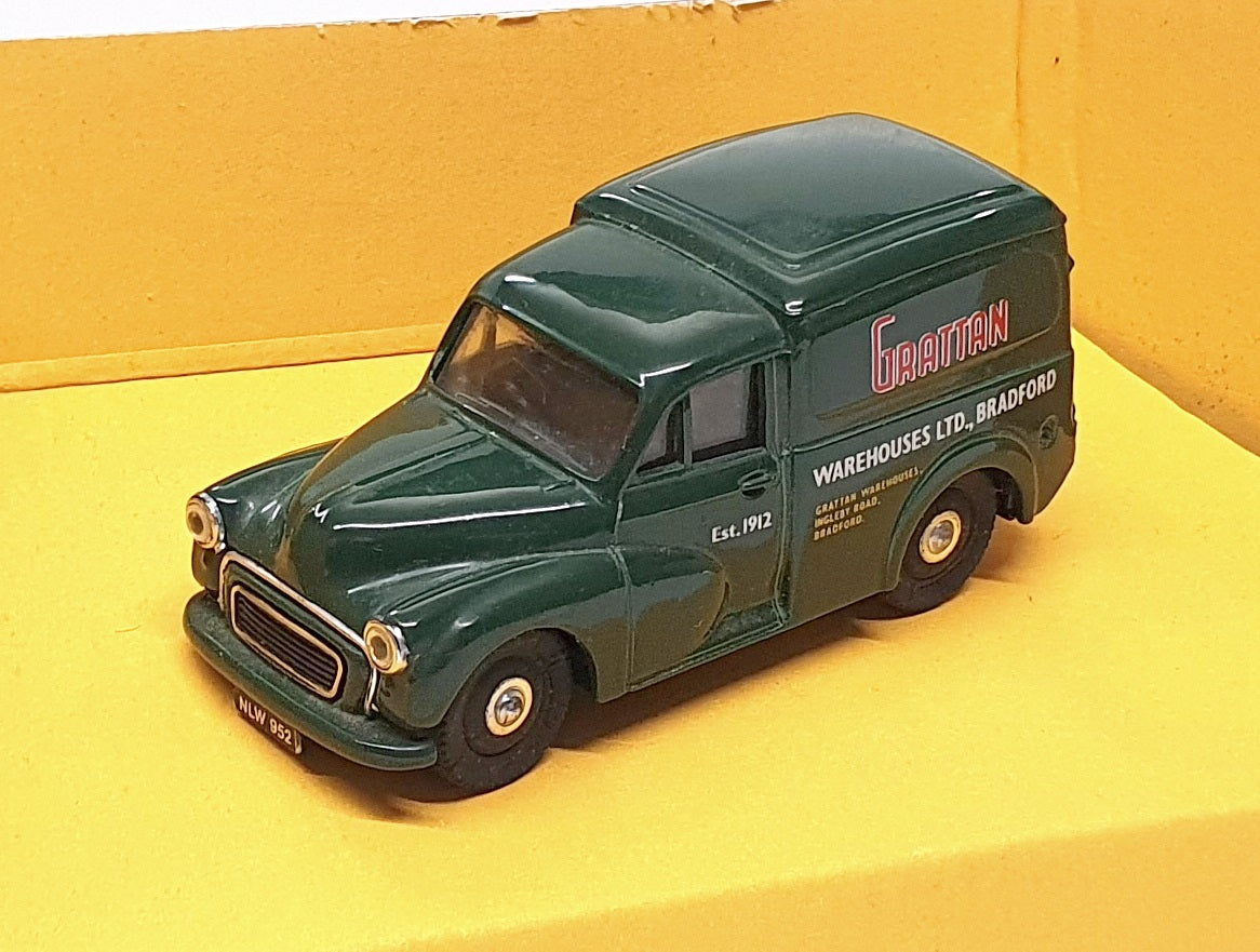 Corgi 1/43 Scale C1912GR - Morris Minor 1000 Van Grattan - Green