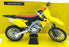 NewRay 1/6 Scale Diecast 49473 - Suzuki RM-Z450 Motorbike - Yellow