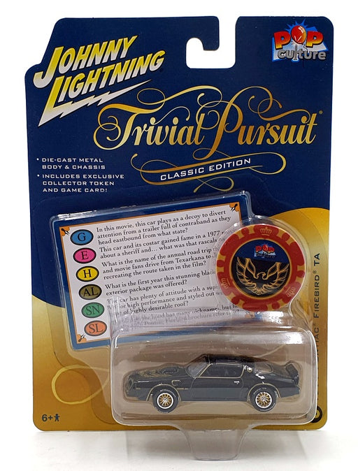 Johnny Lightning 1/64 Scale JLPC009 - 1977 Pontiac Firebird TA Trivial Pursuit