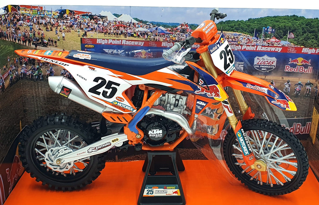 NewRay 1/6 Scale 49633 - KTM 450 SX-F Motorbike #25 Marvin Musquin