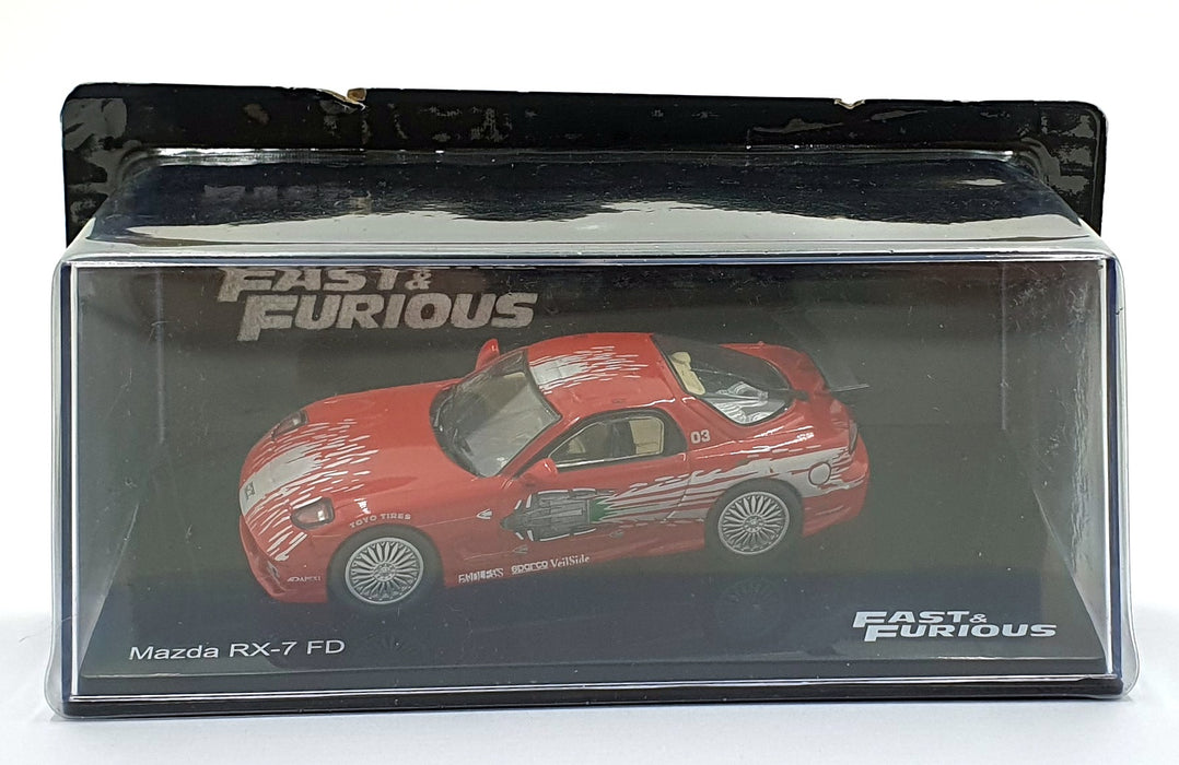 DeAgostini 1/43 Scale F220CMC025 - Fast and Furious Mazda RX-7 FD - Red