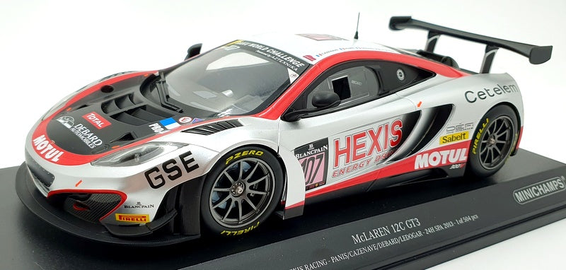 Minichamps 1/18 Scale 151 131397 - McLaren 12C GT3 2013 Hexis