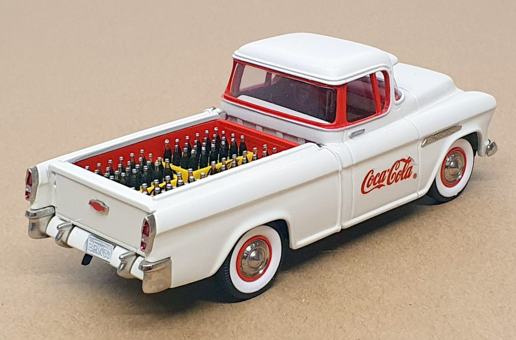 Brooklin 1/43 Scale BRK53 - 1955 Chevrolet Pickup Coca-Cola - White REWORKED