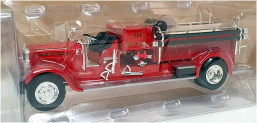 Ertl 1/30 Scale 27028 - 1929 Mack Fire Truck Engine Coin Bank - Red